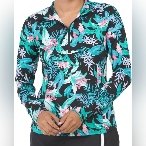 Tommy Bahama Golf Long Sleeve Shirt - Picture 6 of 7